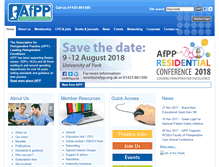 Tablet Screenshot of afpp.org.uk
